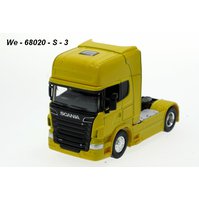 Welly 1:64 Scania V8 R730 Hauler 4x2 (yellow) - code Welly 68020S, modely aut