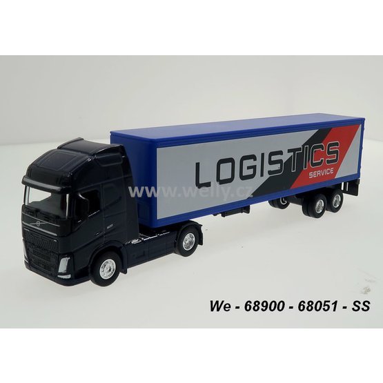 Welly 1:64 Volvo FH Hauler Logistics (blue) - code Welly 68051SS, modely aut