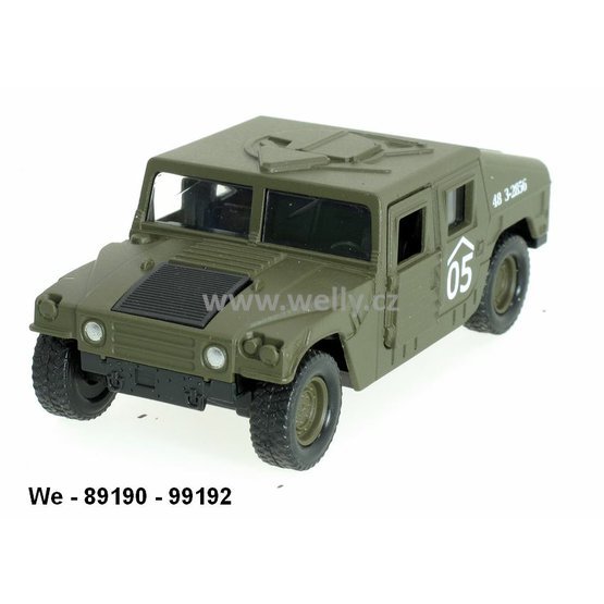 Welly 4,5" HUMVEE - code Welly 99192 GW, modely aut