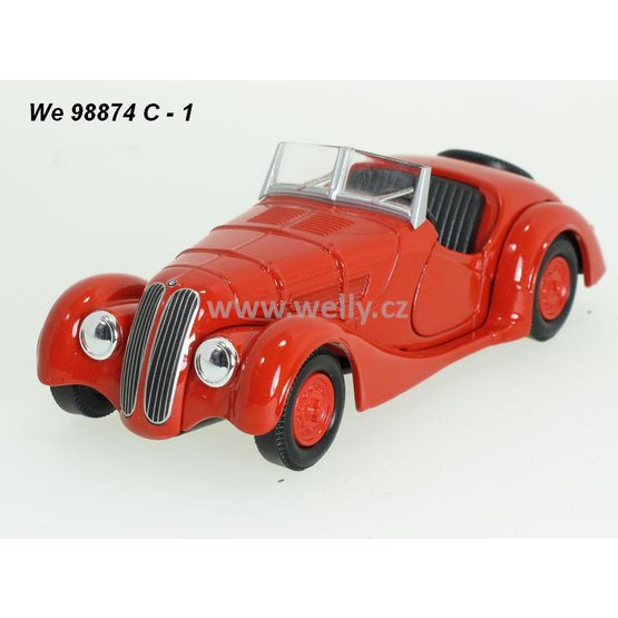 Welly 1:34-39 BMW 328 (silver/blue) - code Welly 98874C, modely aut