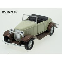 Welly 1:34-39 Ford Roadster (cream/brown) - code Welly 98875C, modely aut