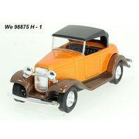 Welly 1:34-39 Ford Roadster (m.orange/brown) - code Welly 98875H, modely aut