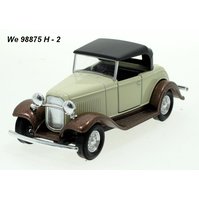 Welly 1:34-39 Ford Roadster (cream/brown) - code Welly 98875H, modely aut