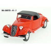 Welly 1:34-39 Citroen 11B Traction 1939 (red) - code Welly 98878H, modely aut
