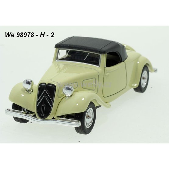 Welly 1:34-39 Citroen 11B Traction 1939 (cream) - code Welly 98878H, modely aut